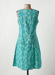 Robe mi-longue vert LALITA pour femme seconde vue