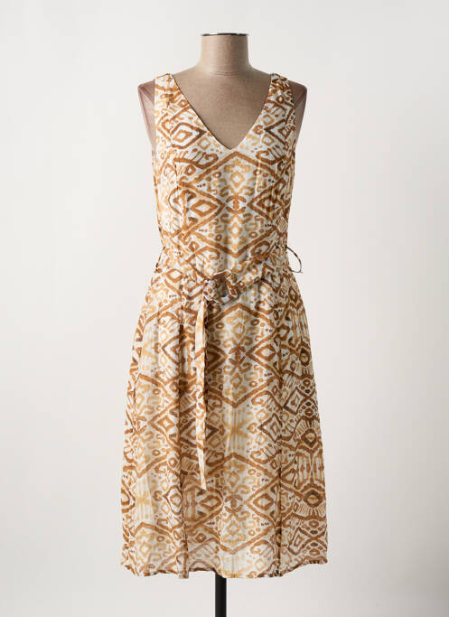 Robe mi-longue beige SURKANA pour femme