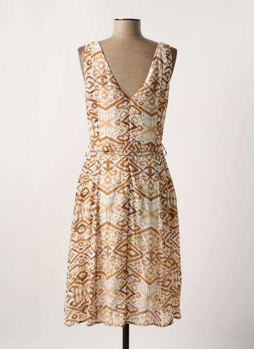 Robe mi-longue beige SURKANA pour femme