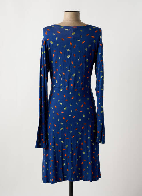 Robe mi-longue bleu PRINCESSE NOMADE pour femme