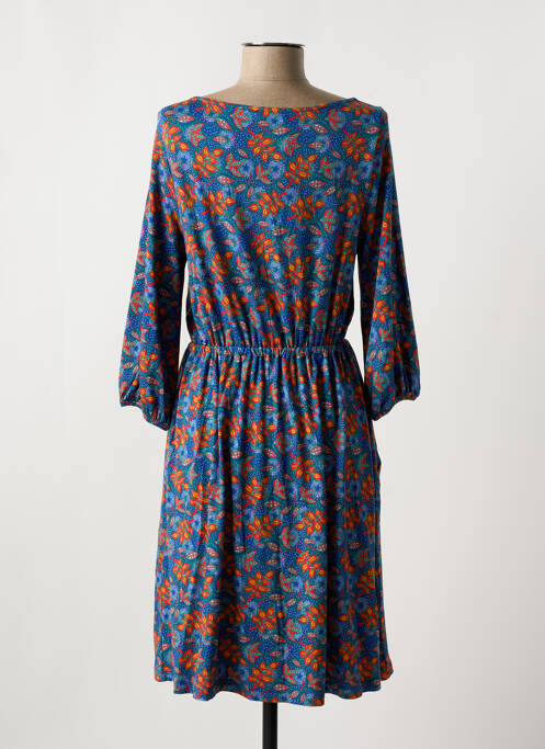 Robe mi-longue bleu PRINCESSE NOMADE pour femme