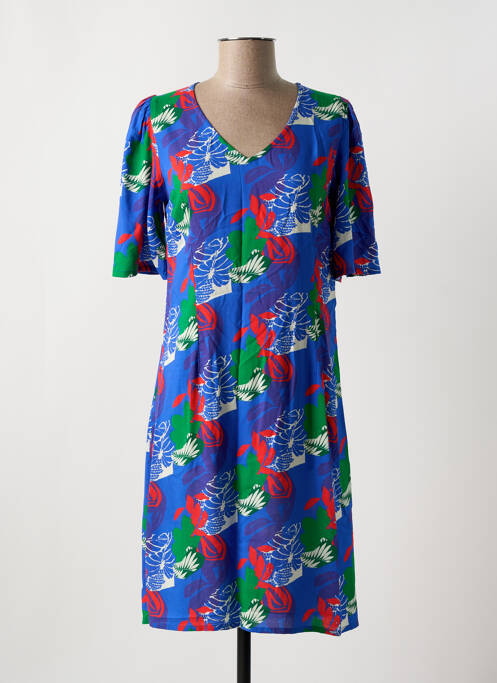 Robe mi-longue bleu PRINCESSE NOMADE pour femme