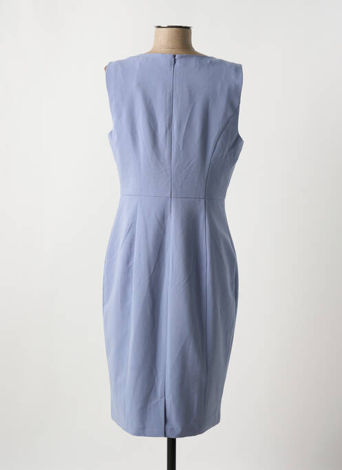 Robe mi-longue bleu SIGNATURE pour femme