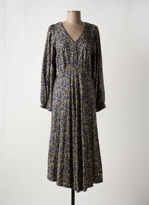 Robe mi-longue bleu TRANQUILLO pour femme