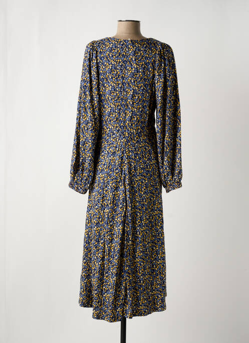 Robe mi-longue bleu TRANQUILLO pour femme