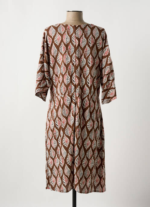 Robe mi-longue marron SURKANA pour femme