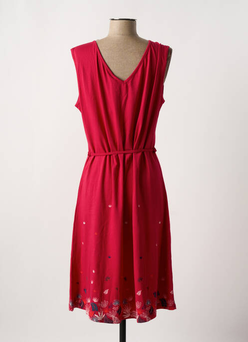 Robe mi-longue rose TRANQUILLO pour femme