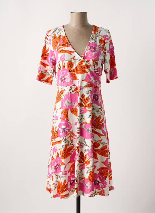 Robe mi-longue rose ZILCH pour femme