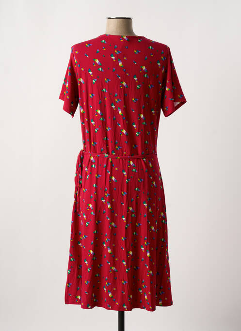 Robe mi-longue rouge PRINCESSE NOMADE pour femme