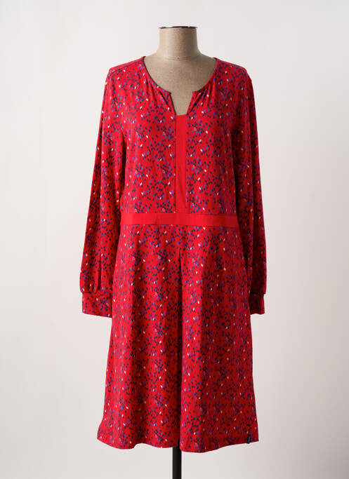 Robe mi-longue rouge TRANQUILLO pour femme