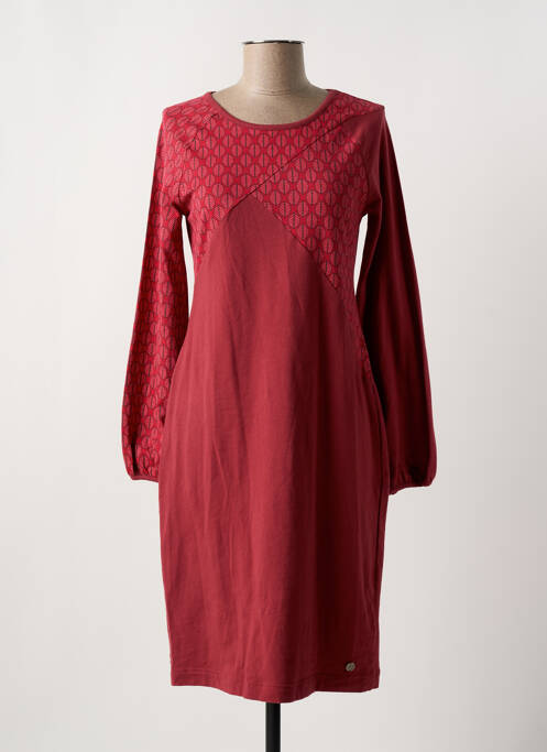 Robe mi-longue rouge TRANQUILLO pour femme
