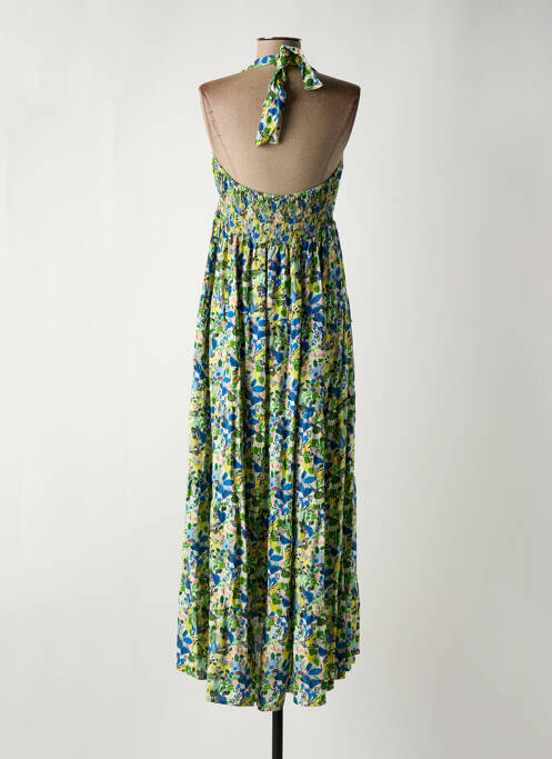 Robe mi-longue vert BLA-BLA pour femme