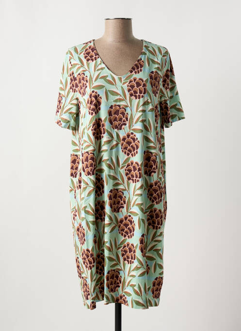 Robe mi-longue vert ZILCH pour femme