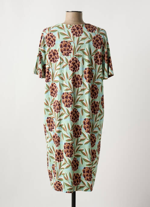 Robe mi-longue vert ZILCH pour femme