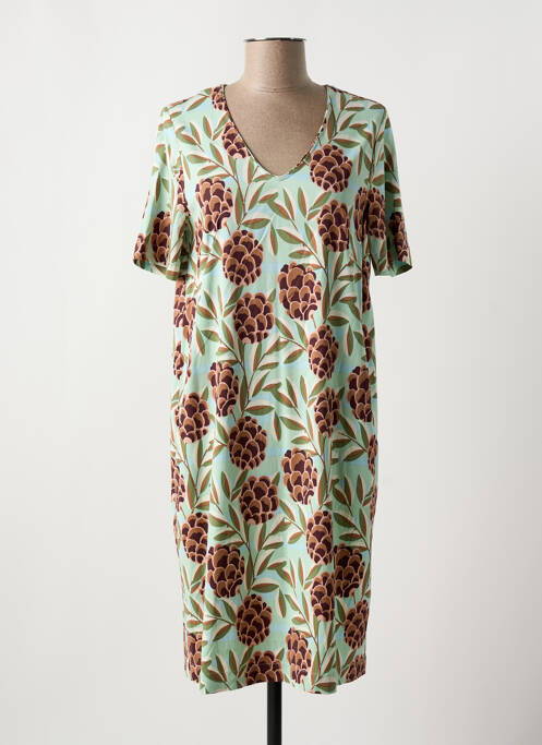 Robe mi-longue vert ZILCH pour femme