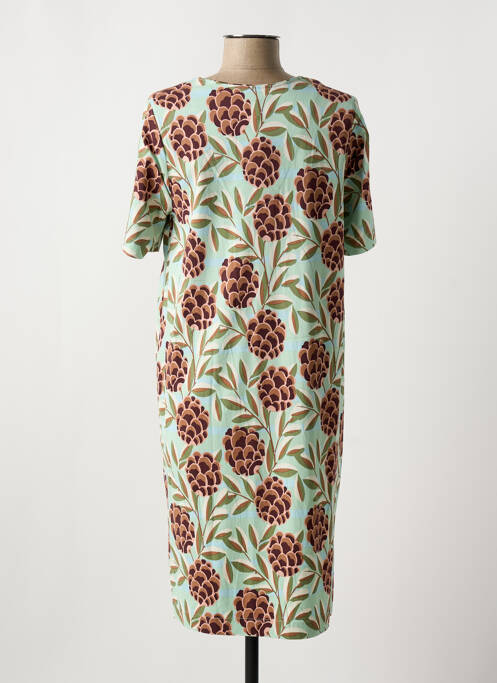 Robe mi-longue vert ZILCH pour femme