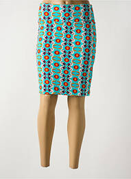 Jupe mi-longue stretch bleu BAKERY LADIES femme