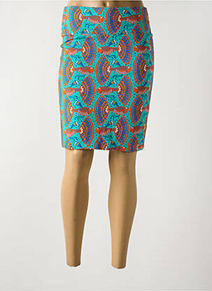 Jupe courte taille élastique bleu BAKERY LADIES femme