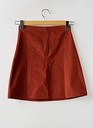 Jupe courte coupe évasée orange PRINCESSE NOMADE femme