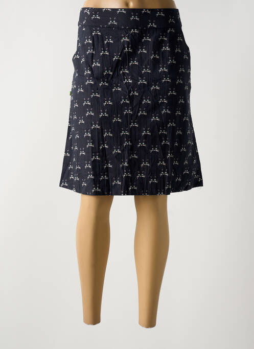 Jupe mi-longue bleu BLA-BLA pour femme