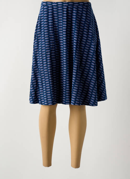 Jupe mi-longue bleu CIRCUS pour femme