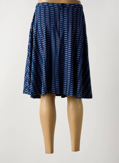 Jupe mi-longue bleu CIRCUS pour femme