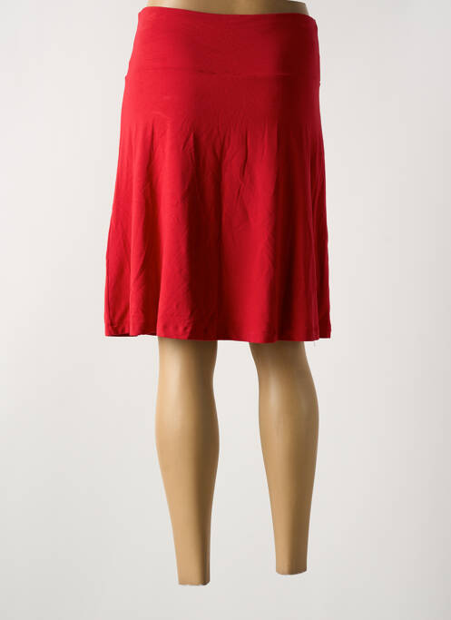 Jupe mi-longue rouge ZILCH pour femme