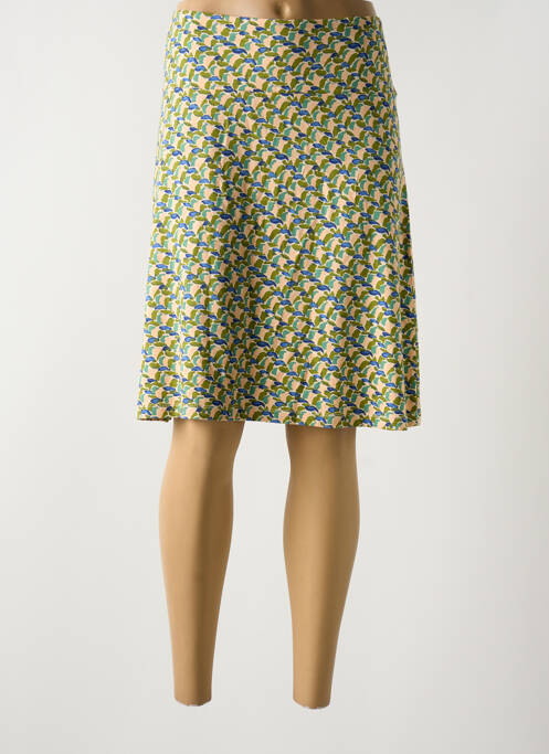 Jupe mi-longue vert KING LOUIE pour femme