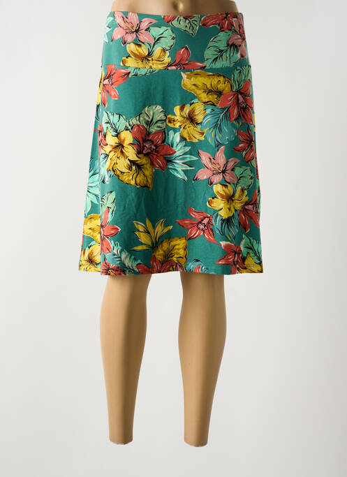 Jupe mi-longue vert KING LOUIE pour femme