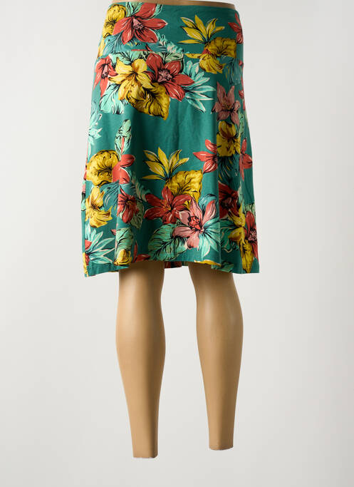 Jupe mi-longue vert KING LOUIE pour femme