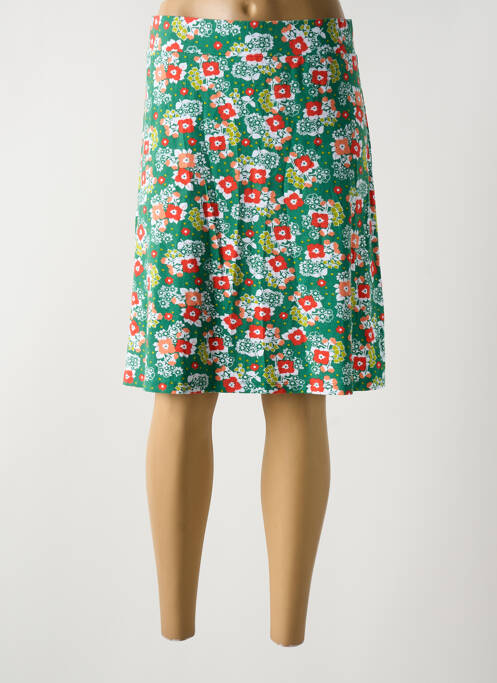 Jupe mi-longue vert PRINCESSE NOMADE pour femme