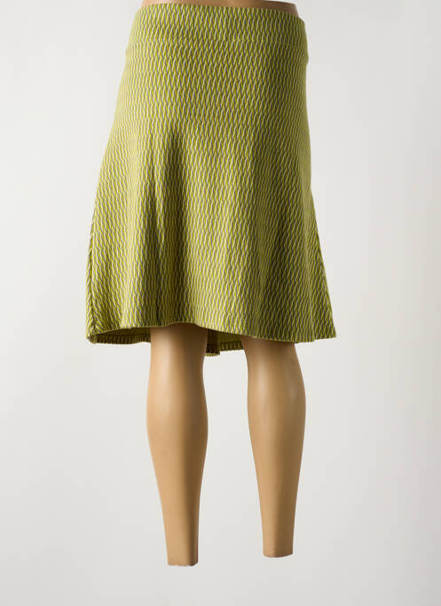 Jupe mi-longue vert TRANQUILLO pour femme