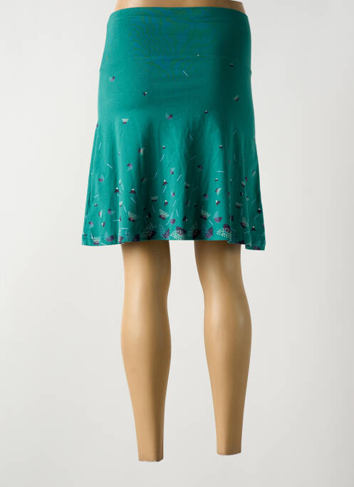 Jupe mi-longue vert TRANQUILLO pour femme