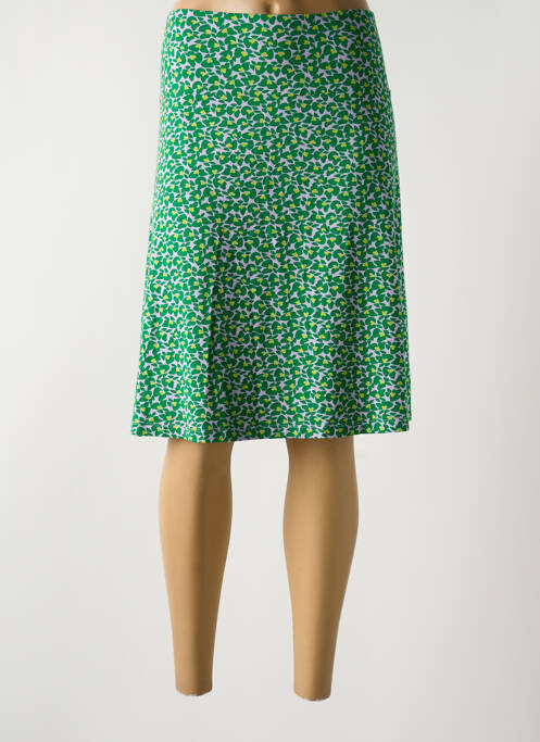 Jupe mi-longue vert ZILCH pour femme