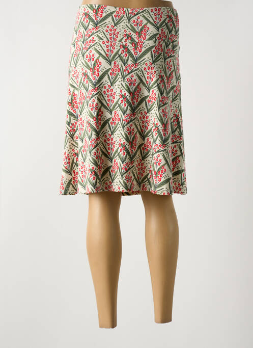 Jupe mi-longue vert ZILCH pour femme