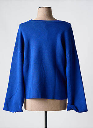Pull coupe cintrée manches longues bleu Y.A.S femme