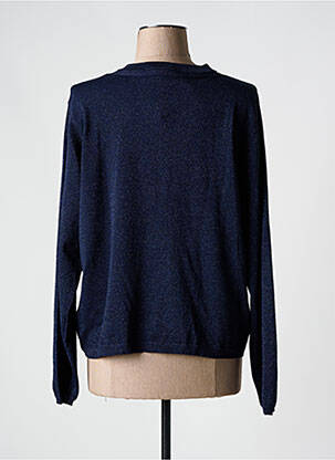 Gilet manches longues coupe cintrée bleu B.YOUNG femme