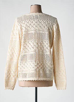 Gilet manches longues coupe cintrée beige VERO MODA femme