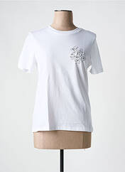 T-shirt blanc PIECES pour femme seconde vue