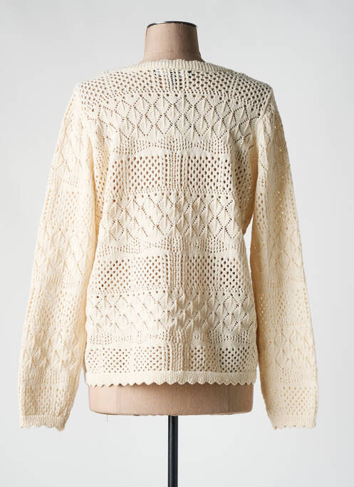 Gilet manches longues beige VERO MODA pour femme