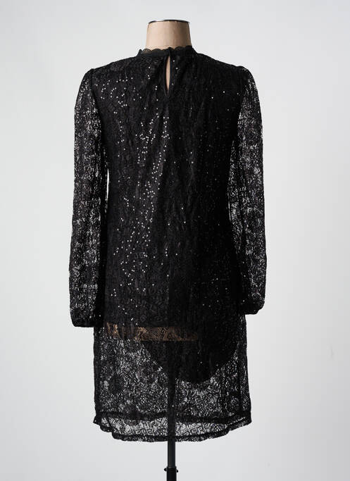 Robe mi-longue noir PIECES pour femme