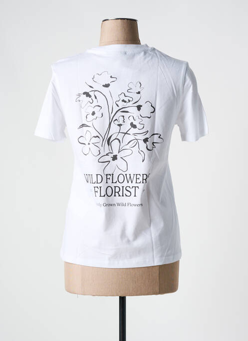T-shirt blanc PIECES pour femme
