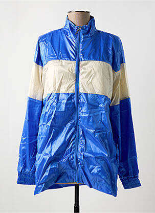 Coupe-vent manches longues sans capuche bleu ALTO GIRO femme