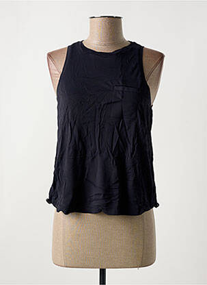 Top stretch sans manche noir ALTO GIRO femme