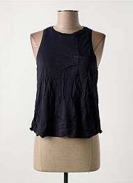 Top stretch sans manche noir ALTO GIRO femme