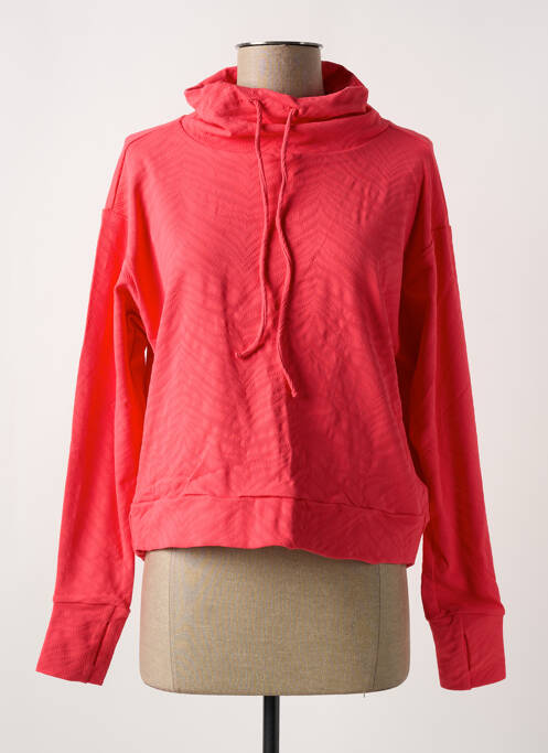 Sweat-shirt à capuche rose ALTO GIRO pour femme