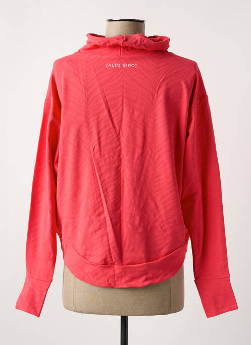 Sweat-shirt à capuche rose ALTO GIRO pour femme