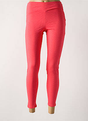 Legging tissage jersey taille normale rose ALTO GIRO femme