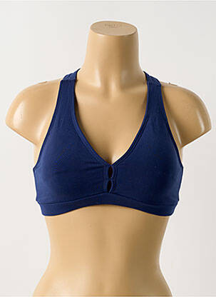Soutien-gorge sans armature brassieres bleu ALTO GIRO femme