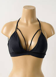 Soutien-gorge sans armature haut triangles noir ALTO GIRO femme